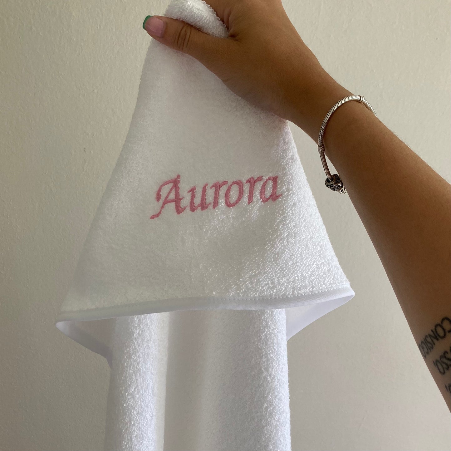 Toalla con capucha SOLO NOMBRE