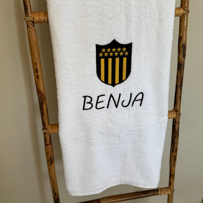 Toalla Peñarol Blanca